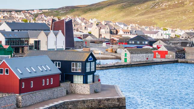 Lerwick is the largest Shetland settlement, home to 6,760 of the islands’ nearly 23,000 residents. 