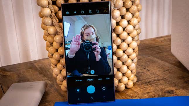 A photo of the Galaxy S23 Ultra