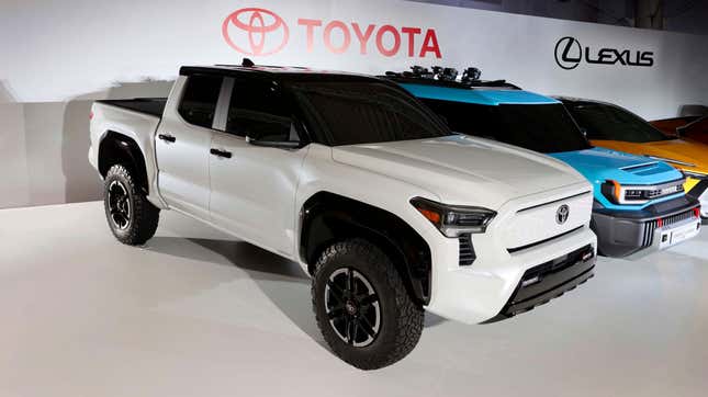 Image for article titled Toyota Just Revealed What Looks Like A Sweet Electric Tacoma