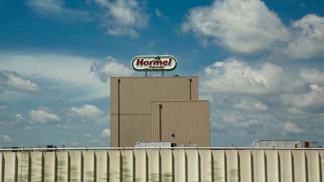 Exterior of a Hormel Foods factory