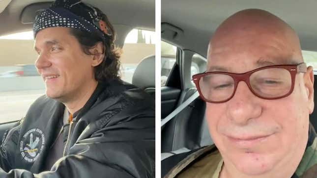 Image for article titled John Mayer and Jeff Ross Remember Bob Saget As They Drive His Prius Home From LAX