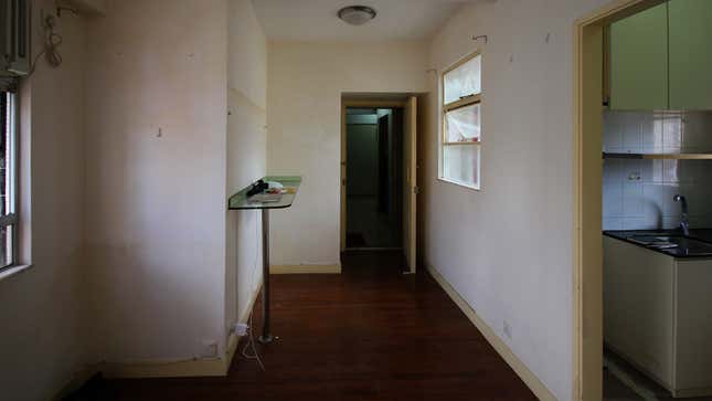 The 309-square-foot apartment. (LAAB)