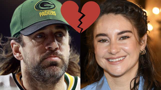 Image for article titled Love Is Dead: Shailene Woodley, Aaron Rodgers Are Over