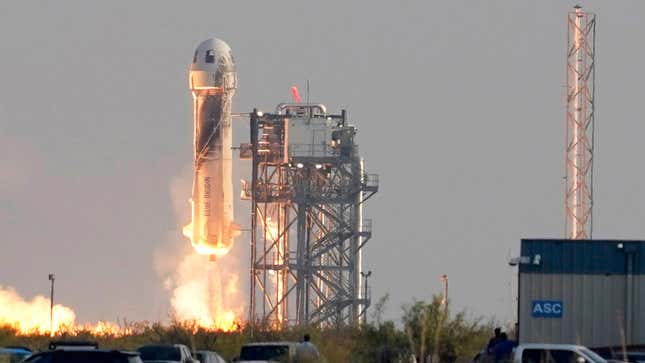 Launch of New Shepard on July 20, 2021. 