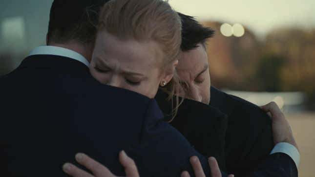 Jeremy Strong, Sarah Snook, and Kieran Culkin in Succession 