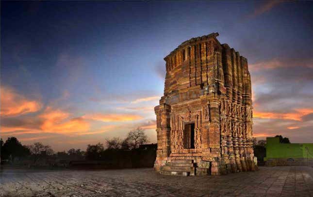 The Vishnu Temple: The construction of this temple at Janjgir in Chattisgarh was by started by the Haihaya kings in the 12th-century, but was never completed.