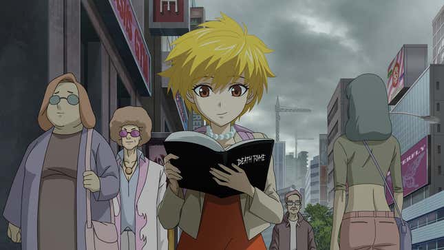 Imagen para el artículo titulado Los Simpson se vuelven anime para un tributo a Death Note, y se ve genial