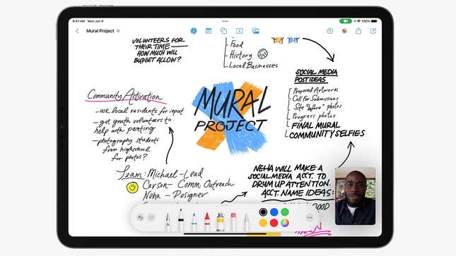 Imagen para el artículo titulado iPadOS 16 acerca la experiencia de los portátiles a las tablets de Apple