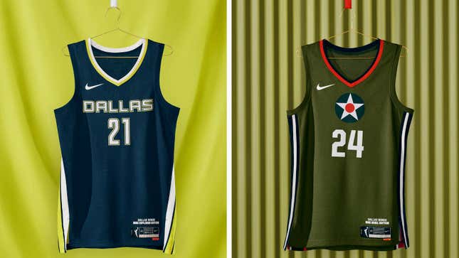 Image for article titled Ranking the WNBA’s latest round of refreshingly cool jerseys