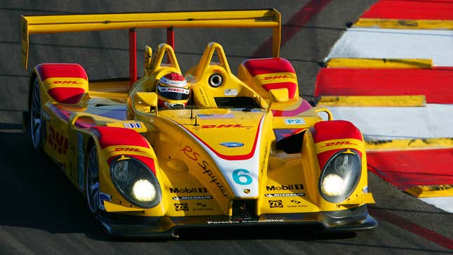 Ryan Briscoe drives the #6 Penske Racing Porsche RS Spyder during the American Le Mans Series Acura Sports Car Challenge of St.Petersburg on March 31, 2007.