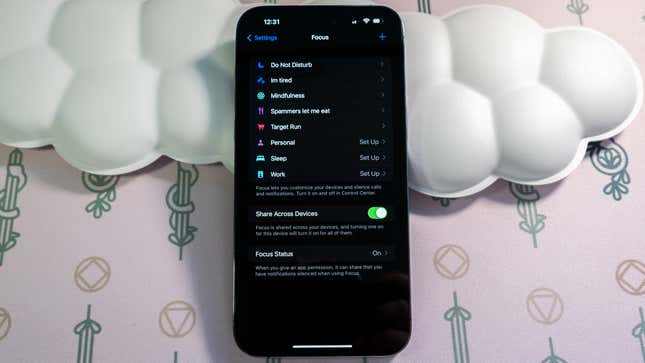 A photo of iOS Focus