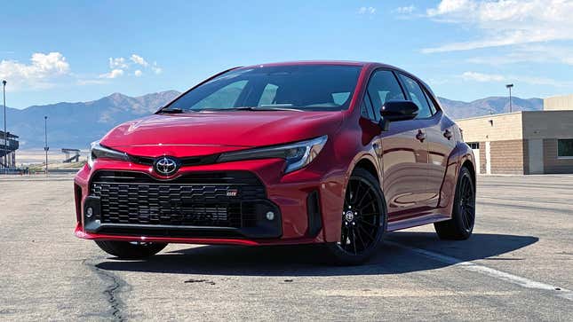 2023 Toyota GR Corolla front quarter view