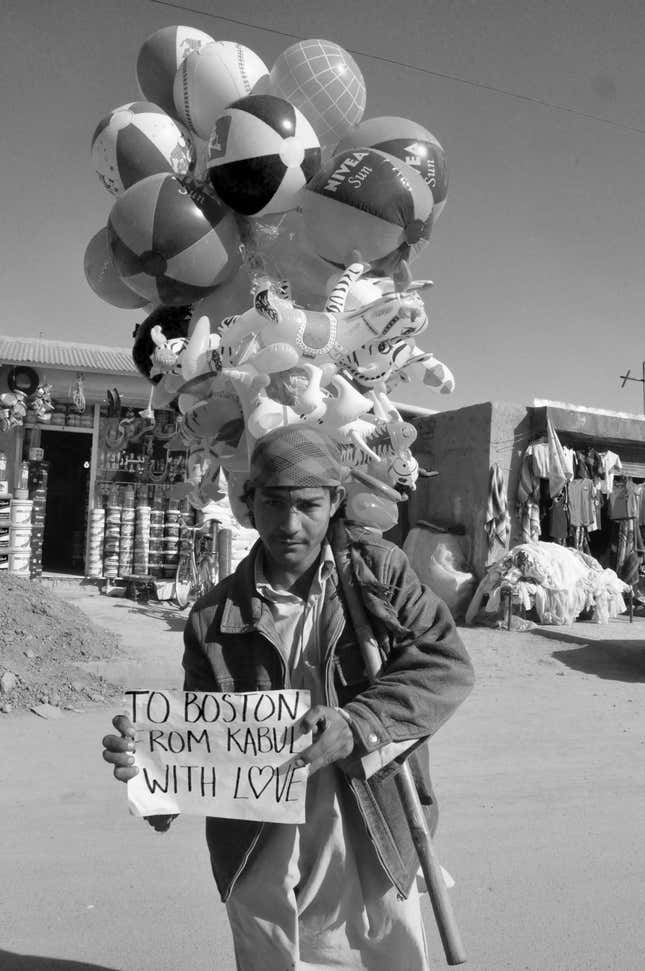 Image for article titled Photos: To Boston. From Kabul. With Love.