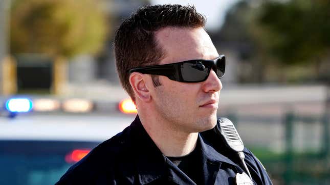 Image for article titled Cop Has Weird Feeling He Forgot To Cover Something Up