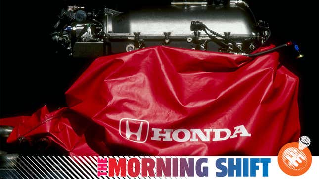 A general view of a Honda engine during the CART-Rio 400 at the Emerson Fittipaldi Speedway in Rio De Janeiro, Brazil on May 9, 1998.