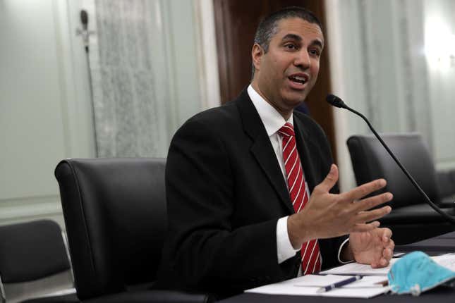 Not neutral on net neutrality.