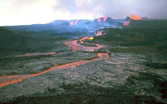 La erupción del Mauna Loa en 1984