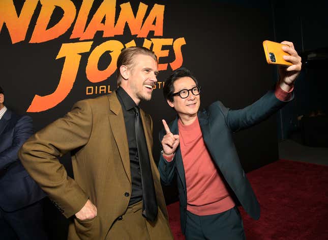 Image for article titled Childhood Nostalgia Comes to Life in These Indiana Jones and the Dial of Destiny Premiere Pics