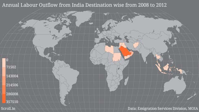 Image for article titled Uttar Pradesh sends the largest number of Indian workers abroad, not Kerala or Punjab