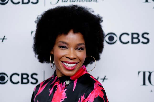 Amber Ruffin arrives at the 76th annual Tony Awards meet the nominees press day in New York City on May 4, 2023.