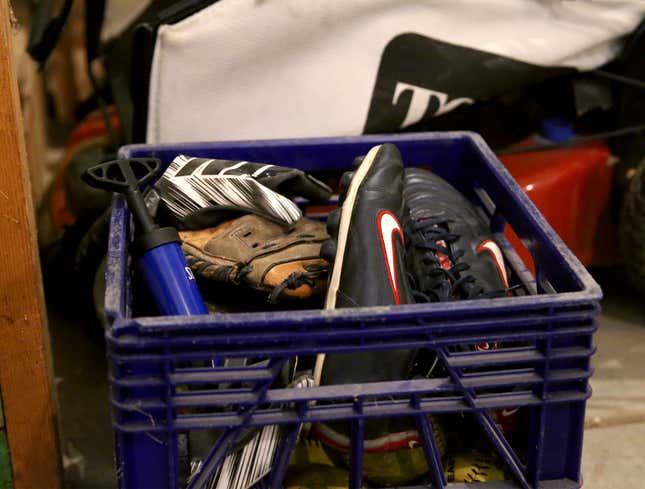 Image for article titled Soccer Cleats Resume Rightful Place Beside Broken Ball Pump In Family’s Garage For Winter