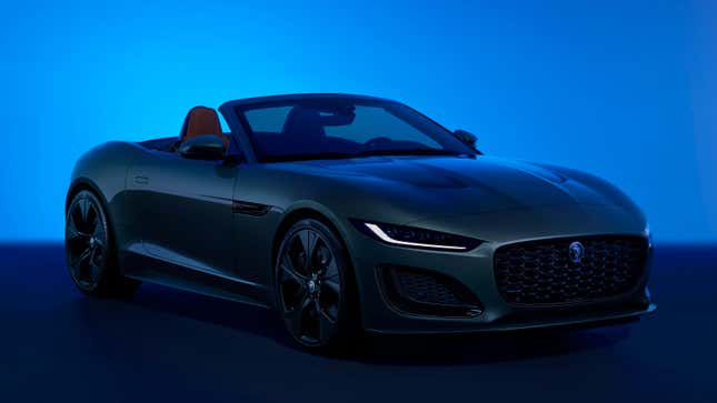 Image for article titled The Jaguar F-Type 75 Is a Swan Song to the Internal Combustion Jag Sports Car