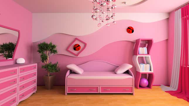 barbie pink wall paint