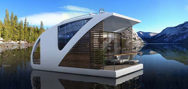 Image for article titled Become one with nature in these strangely cool floating hotel rooms