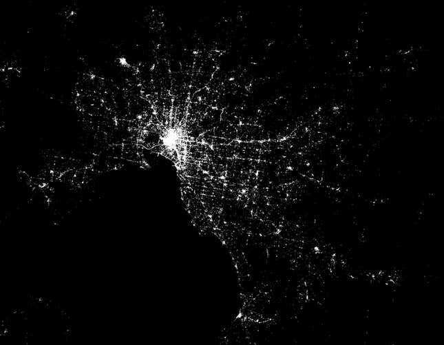 Image for article titled Marvelous footprints of world cities revealed by Foursquare check-ins