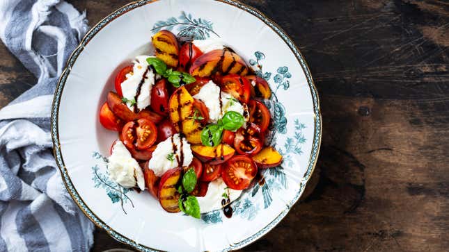 Image for article titled Make a Sweeter Caprese Salad With Peaches and Plums