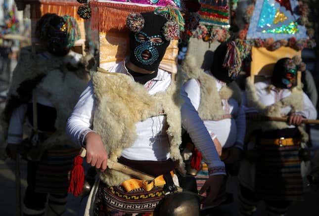 The International Festival of the Masquarade Games in Pernik, Bulgaria.