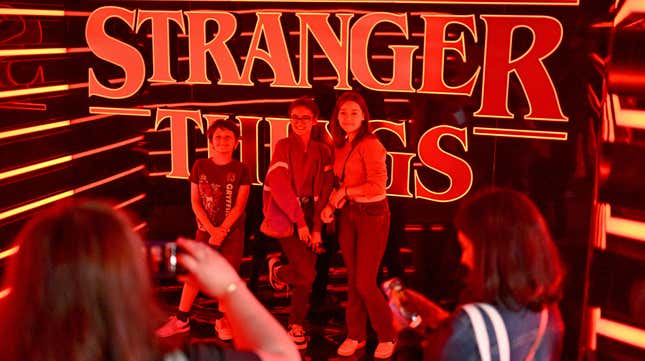 Netflix takes the lead with popular shows like Stranger Things.