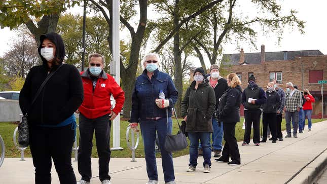 Lines Come To Standstill Outside Wisconsin Polls After State’s Official ...