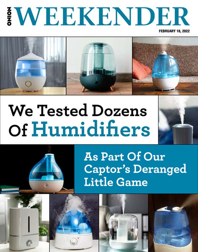 Image for article titled We Tested Dozens Of Humidifiers As Part Of Our Captor’s Deranged Little Game