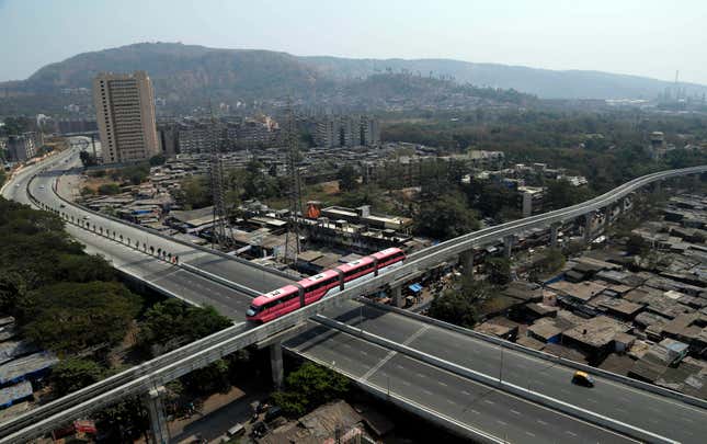 Mumbai’s new monorail isn’t used because its stations are in the middle of nowhere and do not connect to other means of transport.