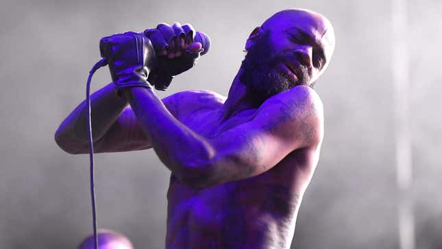Stefan Burnett of Death Grips performs during Tyler, the Creator’s 5th Annual Camp Flog Gnaw Carnival in Los Angeles in 2016.