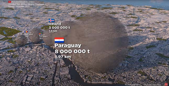 Imagen para el artículo titulado Toda la contaminación de CO2 que emite cada país del mundo en un año, visualizada en 3D