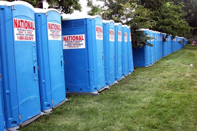 The Port-a-Potties at music festivals are no match for what you’ll find in the Coke Lot
