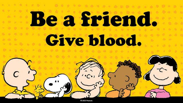 Image for article titled Donate Blood to Get This Cool Snoopy Shirt