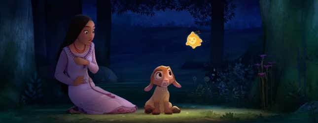 Una niña, una cabra y una estrella mágica en Disney’s Wish