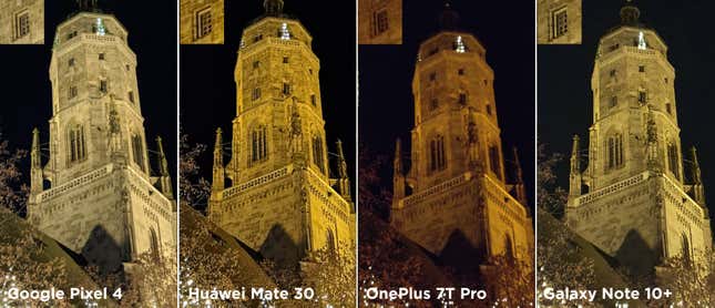 Imagen para el artículo titulado 11 cosas que aprendí tras sacar mil fotos con el Pixel 4, el Huawei Mate 30, el Galaxy Note10+ y el OnePlus 7T Pro
