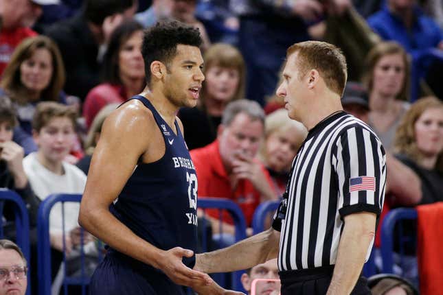 Image for article titled NCAA Suspends BYU Forward Nine Games Next Season For Not Filing Proper Paperwork