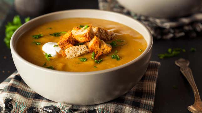 Image for article titled 11 Ways to Make Your Soup More Satisfying