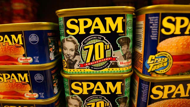 cans of Spam ham