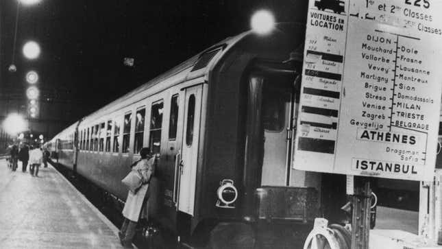 After 88 years of service, the Orient Express made its last voyage to Istanbul in 1977.
