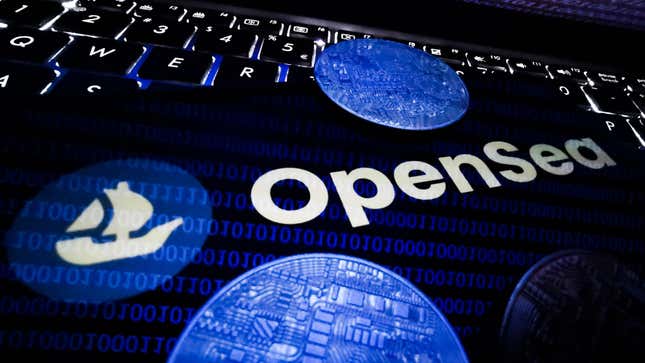 Image for article titled Hacker Uses Phishing Attack to Steal $1.7 Million in NFTs From OpenSea Users