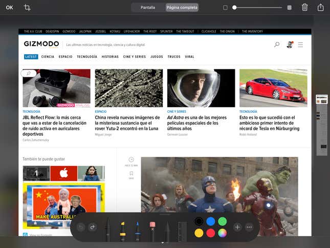 Imagen para el artículo titulado 19 cosas que ahora puedes hacer en el iPad con el nuevo sistema iPadOS