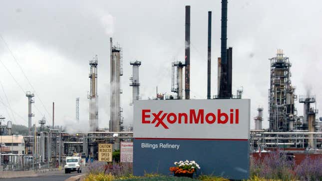 An Exxon refinery.