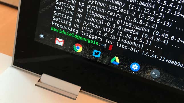 Image for article titled Get More Out of Your Chromebook by Running Linux Apps