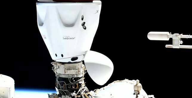 Crew Dragon Endeavor docked at the ISS.